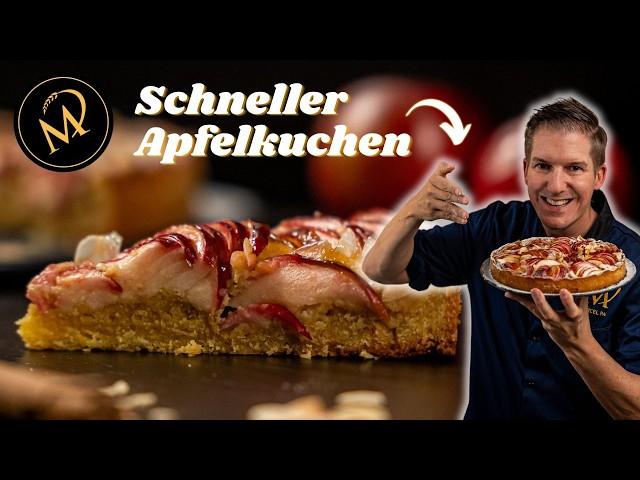 Schneller Apfelkuchen - Super schöne und einfache Apfel Tarte 