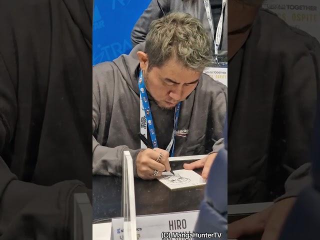 Hiro Mashima in Italien   | Lucca 2023 #shorts