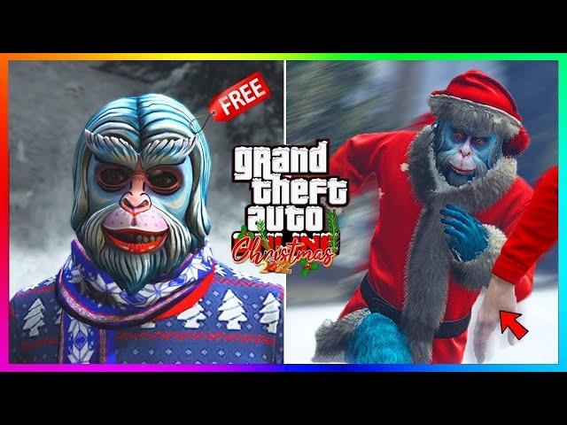 Como DESBLOQUEAR al "GRINCH" GRATIS en GTA 5 Online! DLC Navidad 2024 (GTA V)