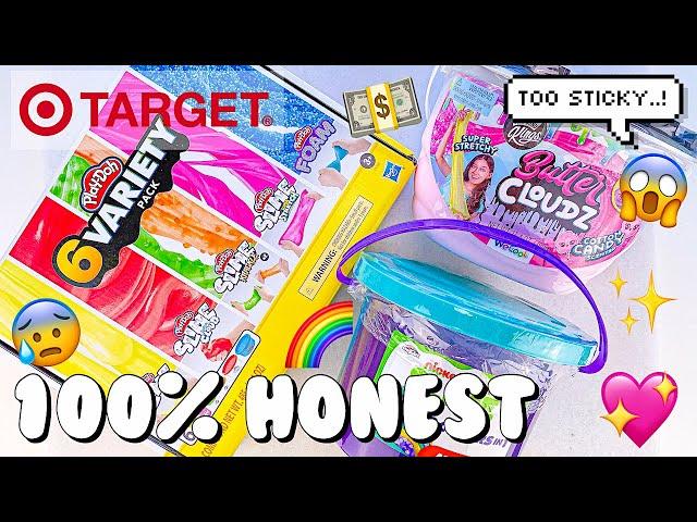 STORE BOUGHT SLIME BUCKETS & PACK REVIEW! Play-Doh, Compound Kings, & Nickelodeon