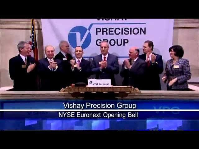 22 Feb 2011 Vishay Precision Group rang NYSE Opening Bell