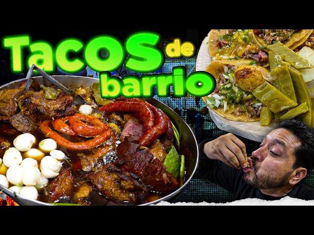 La CHULADA de TACOS de BARRIO que me dejaron SIN PALABRAS | TODOS los del BARRIO los aman