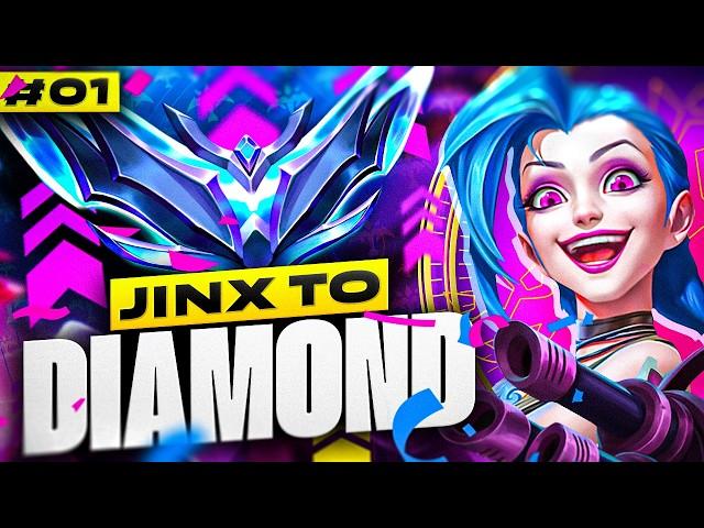 How to play Jinx in low Elo - Jinx Unranked to Diamond #1 | Jinx ADC Gameplay Guide