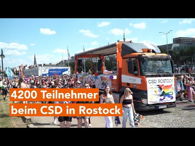 Vielfalt tut gut - 4.200 Teilnehmende beim CSD in Rostock