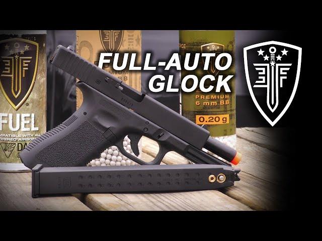 GLOCK 18C Officially Licensed Gas Blowback Full Auto Airsoft Pistol : Elite Force