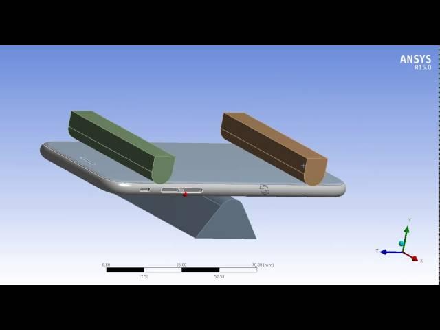 iPhone 6S Bend Test - ANSYS 15 FEA