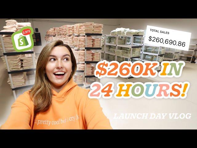 STUDIO VLOG #017 // LAUNCH DAY - $260K IN 24 HOURS!!!