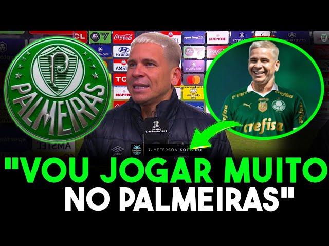 BOMBA! ACABOU DE FECHAR! TORCIDA COMEMOROU! CONTRATAÇÃO DE PESO! ÚLTIMAS NOTÍCIAS DO PALMEIRAS HOJE