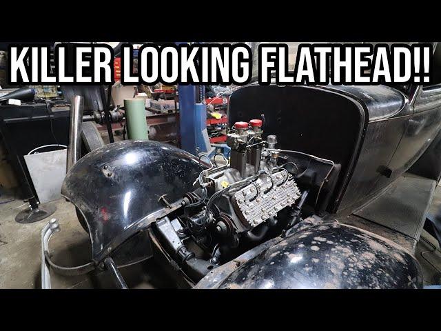 Our 1932 Ford Sedan Gets Its First Flathead V8 EVER!!!