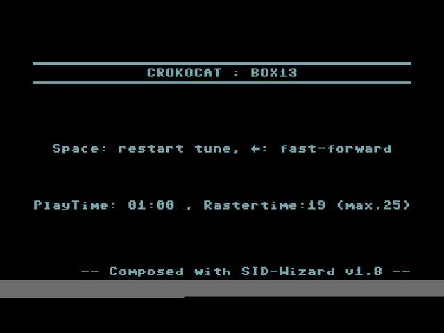 Crokocat - b13 Commodore 64 + SIDmusic