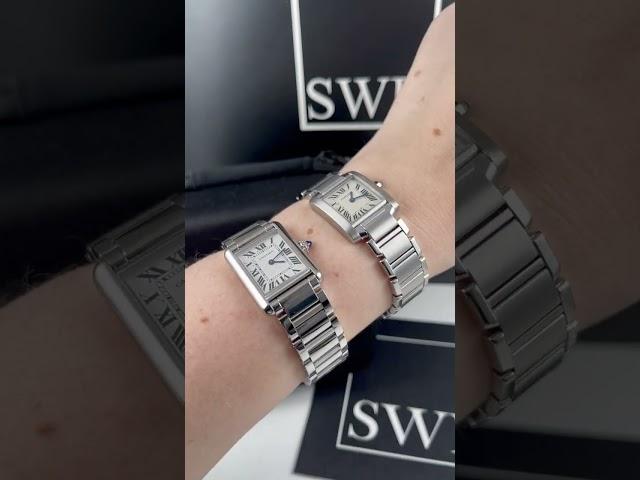 Cartier Tank Francaise and Tank Must Steel Ladies Watches Review | SwissWatchExpo