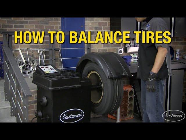 How To Balance Tires - Eastwood Electronic Wheel & Tire Balancer Machine - Eastwood