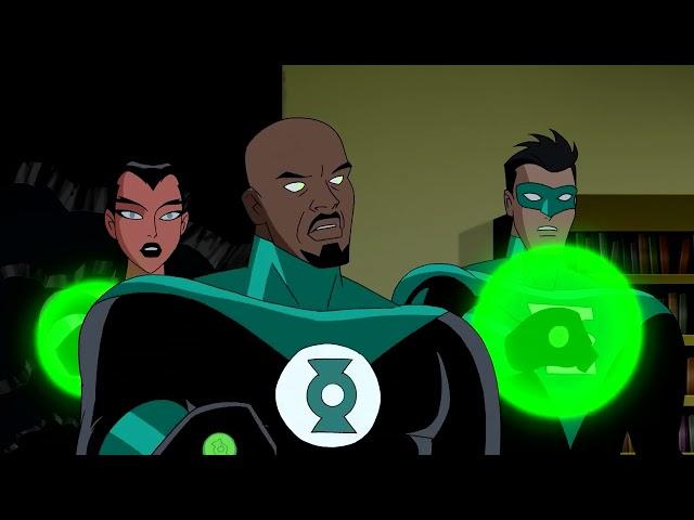 Green Lantern (John Stewart) (DCAU) Powers and Fight Scenes - Justice League Unlimited