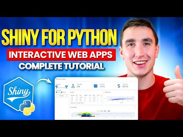 Build Awesome Web Apps & Dashboards with Python! (Full Shiny for Python Course)