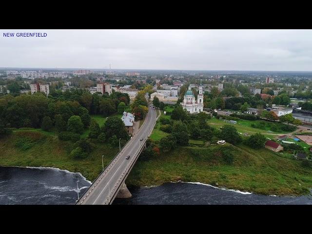 Кингисепп осень Вид сверху