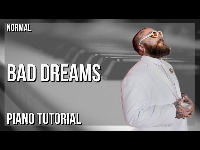 How to play Bad Dreams by Teddy Swims on Piano (Tutorial)