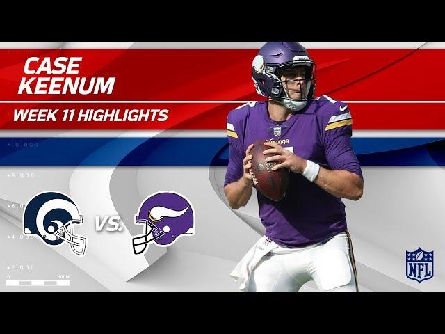 Case Keenum Highlights | Rams vs. Vikings | Wk 11 Player Highlights