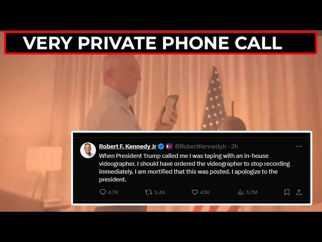 Robert F. Kennedy Son Decides To Leak Private Phone Call Full Video