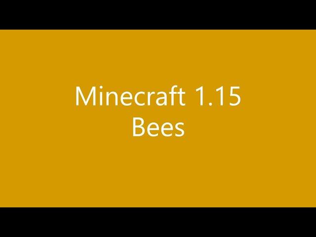 Minecraft 1.15 Bees REMASTERED 2023 HD 4K