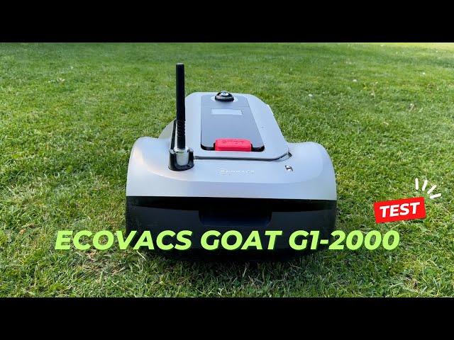 Gräsklippning och övervakning i ett | Ecovacs Goat G1-2000