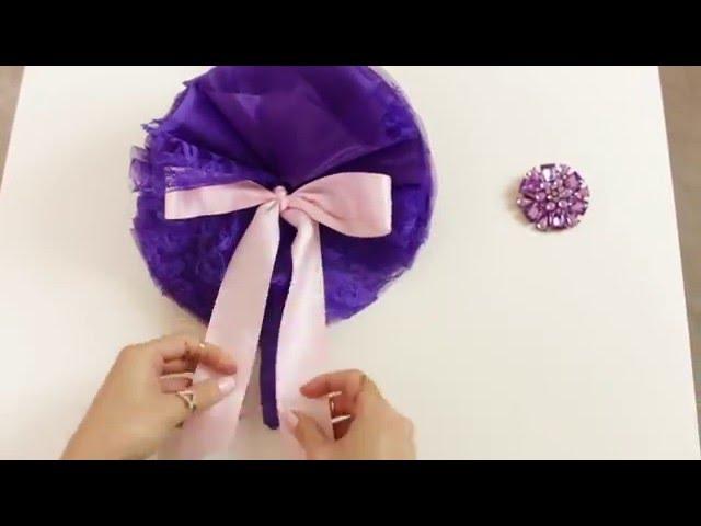 DIY # 4: Fabric Flower bouquet, Wedding Toss Bouquet