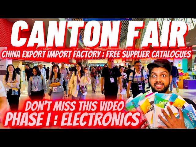 WARNING: Missing Out on Canton Fair 2024 Import Export Suppliers Could Cost You THOUSANDS!