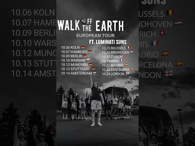 Europe we can’t wait to see y’all, tickets on sale now! #shorts #ontour #walkofftheearth