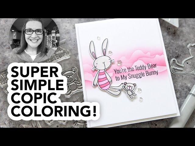 Super Simple Copic Coloring Card You Can Do!