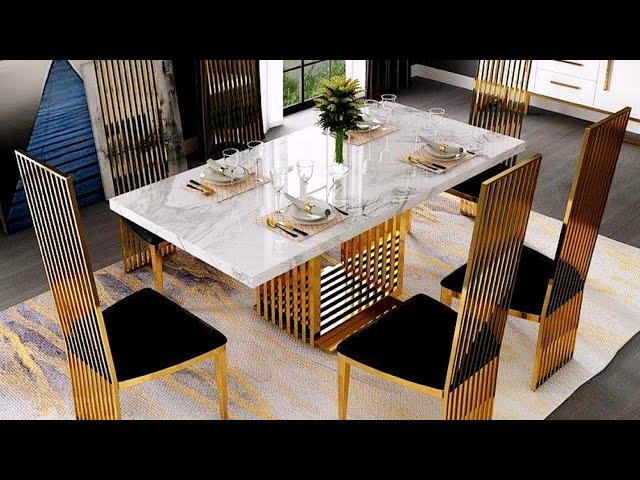 Modern Dining Table Designs 2023_2024: Modern Dining Table Chair Design Ideas