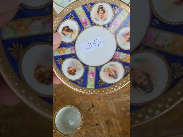 Антикварная кофе-пара. #винтаж #германия #обзор #фарфор #находки #берлин #блошиныйрынок #flohmarkt