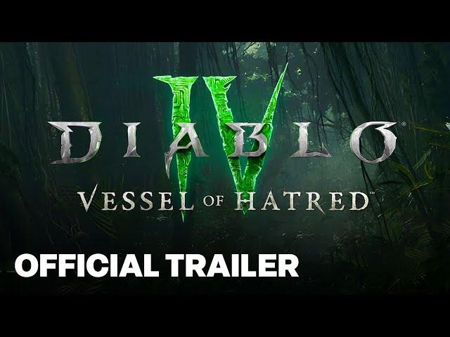 Diablo IV Vessel of Hatred Expansion Official Announce Teaser Trailer | Blizzcon 2023