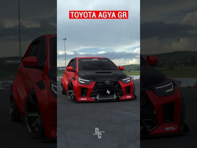 Wide bodykit Toyota Agya GR #modification #bodykit #drift #toyota #jdm #shorts #agyamodifikasi