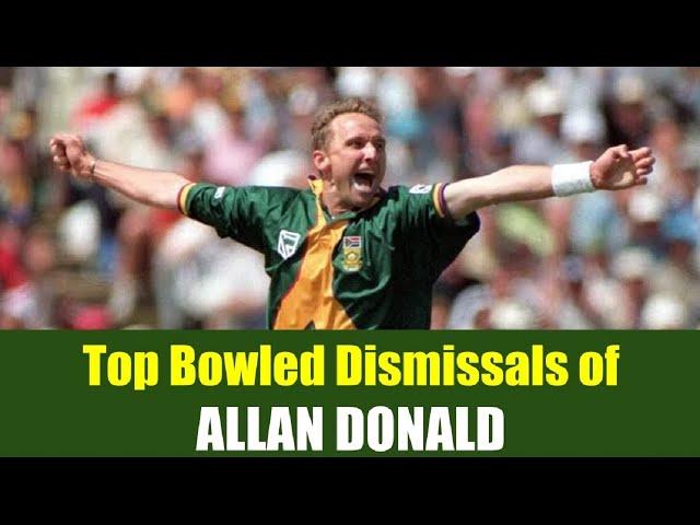 ALLAN DONALD | A compilation of bowled dismissals | PROTEAS LEGEND | The White Lightning