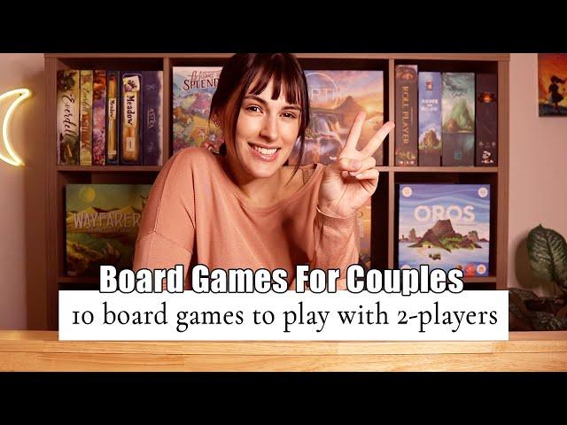 10 board games to play with 2-players | Board games for couples!