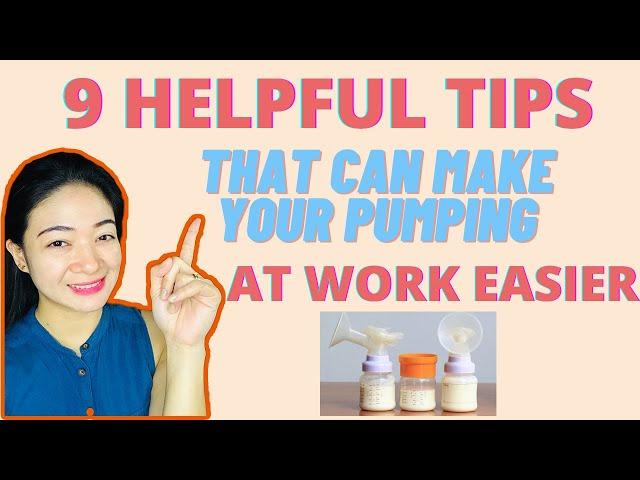 TIPS PARA MAKAIPON NG BREASTMILK WHILE WORKING/ PUMP AT WORK/ Mom Jacq