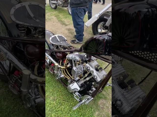 Sweet Shovelhead chopper at Chopperfest #chopcult