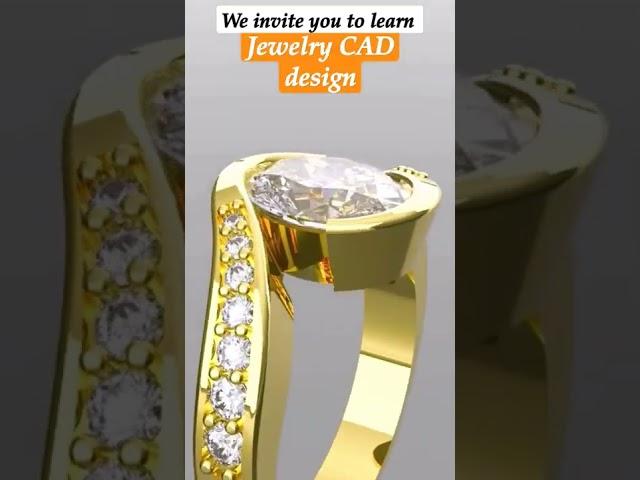 DIAMOND RING | LEARN JEWELRY CAD DESIGN |  Rhino and Matrix