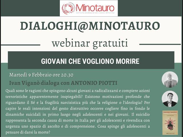 Giovani che vogliono morire - Dialoghi@Minotauro