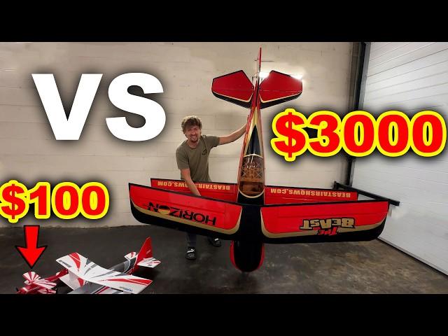 $100 vs $3,000 RC Airplane