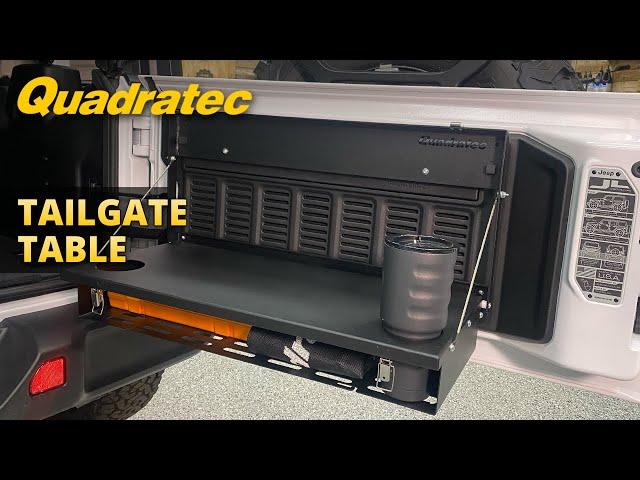 Quadratec Tailgate Table Review & Install for 2007-2018 Jeep Wrangler JK and 2018+ Wrangler JL