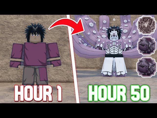 Spending 50 Hours MASTERING Every 8 Tails Version in Shindo Life. - Roblox