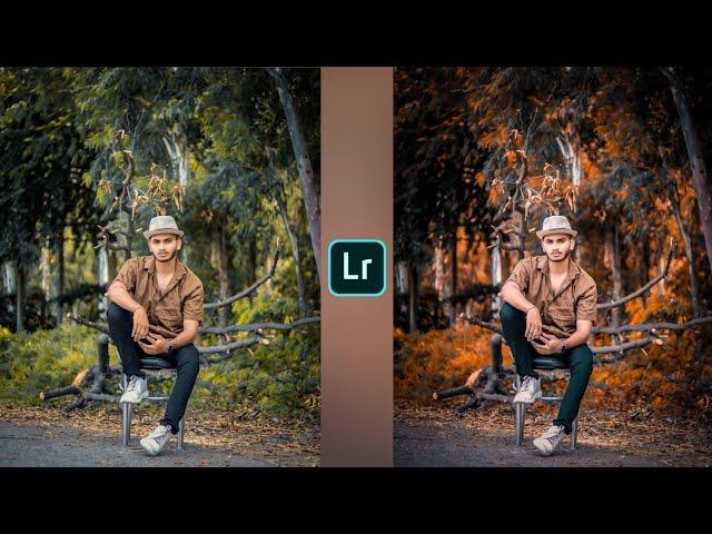 Lightroom moody orange effect photo editing | Lightroom presets download free | Lr editing