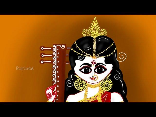 Saraswati|art tutorial be like #trending #shorts #viral #youtube #shortvideo #art #youtubeshorts