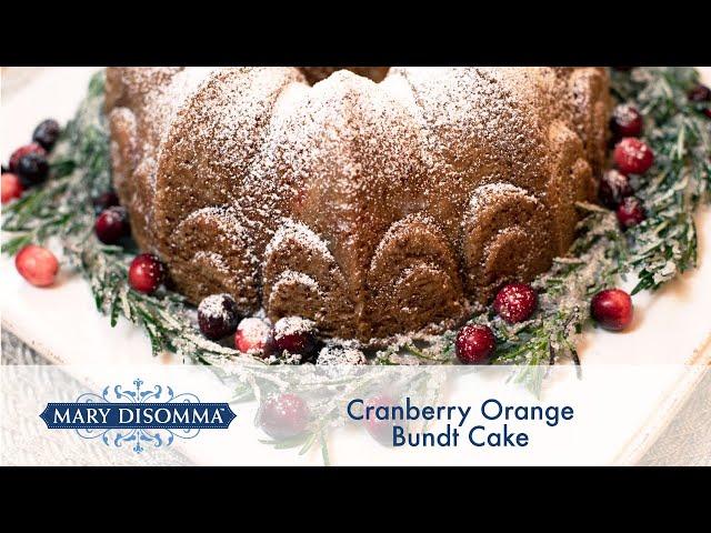 Cranberry Orange Bundt® Cake Recipe | Mary DiSomma