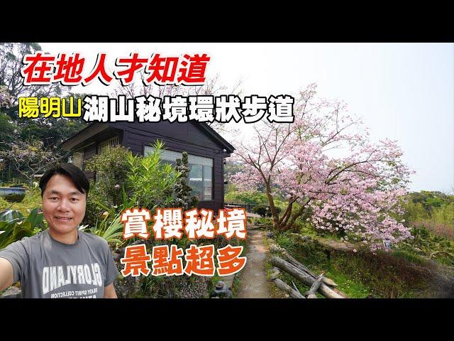 【在地人才知道 | 陽明山湖山秘境環狀步道】隱藏版吉野櫻秘境，以及在地人才知道的秘「徑」！沿途許多景點令人驚豔！ | 北投景點、台北景點