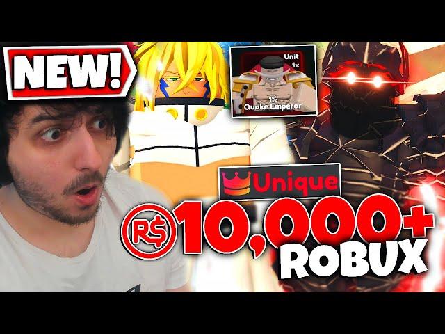 Spending $10,000+ Robux on NEW 'Anime Adventures' Style Update in Roblox Anime Tower Defense