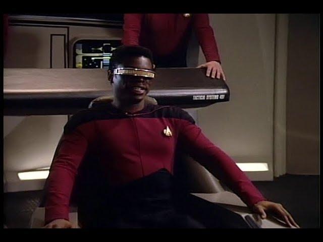 "We're A Little Busy Up Here, Captain!" Lt. La Forge