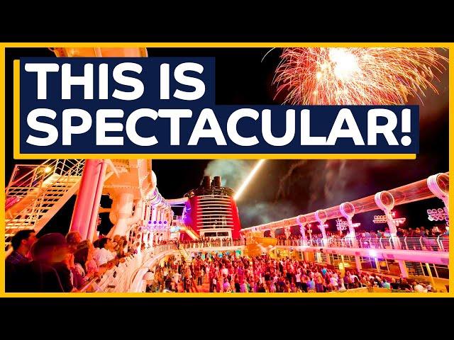 INSANE DISNEY FANTASY FIREWORKS SHOW - you HAVE to see this!