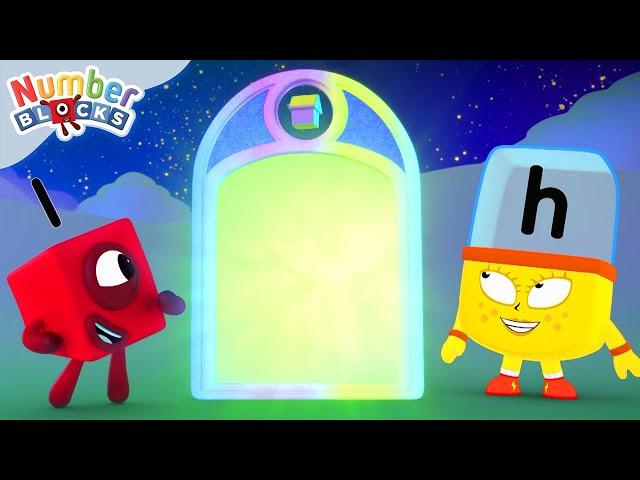 Making Friends! - Numberblocks & Alphablocks | Part 1 - Learn to count and read for Kids