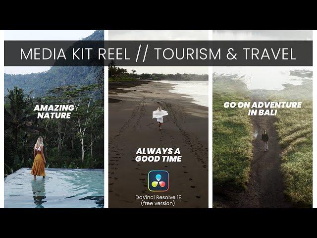 Creating a portfolio reel for Media Kit in DaVinci Resolve 18 (free version)